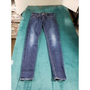 Lucky Brand Jeans Size 4 Womens Blue Pants Ladies Stretch Mid Rise Stella Skinny